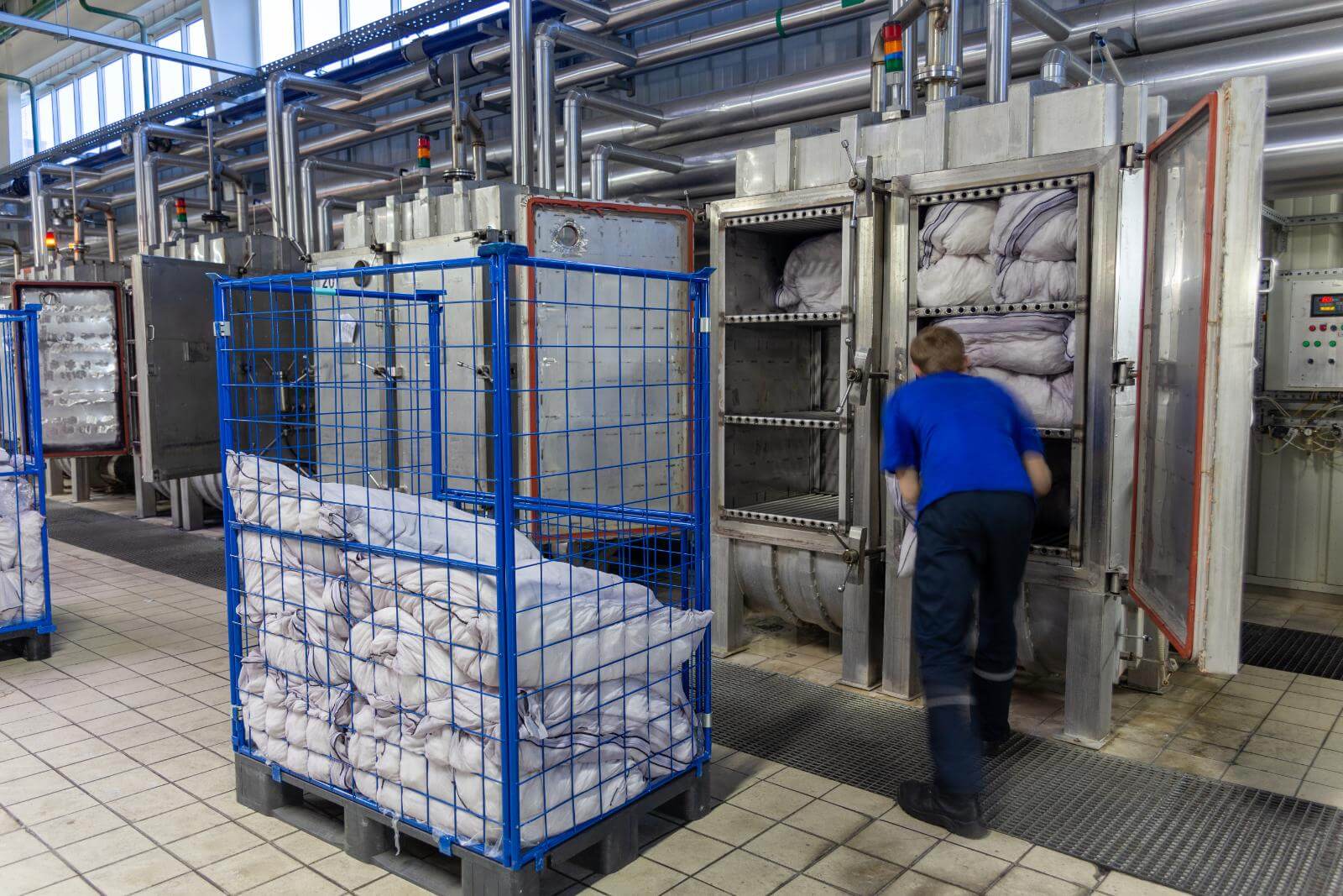 Industrial walk-in freezers